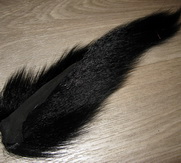 1/2 bucktail md. black 